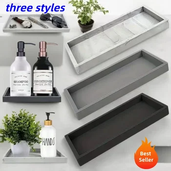 A multifunctional bathroom countertop storage tray, hand sanitizer shampoo display tray, jewelry display tray 1
