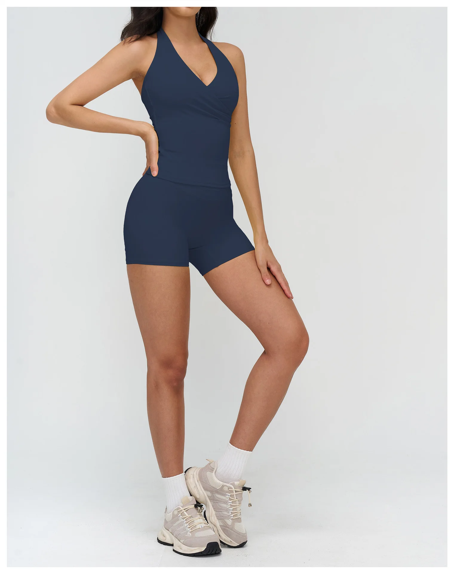 Débardeur Yoga Push-Up Dos Croisé