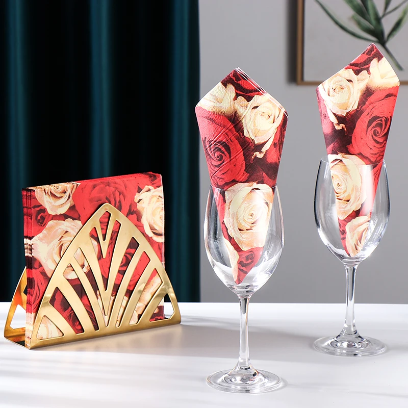 Wedding Paper Napkins 20pcs Colourful Printed