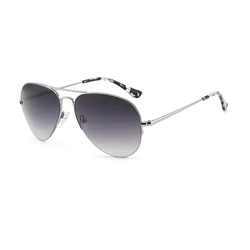 Polarized Aviator Sunglasses - Metal Frame UV Protection Unisex Fashion Luxury (C4 sliver grey)