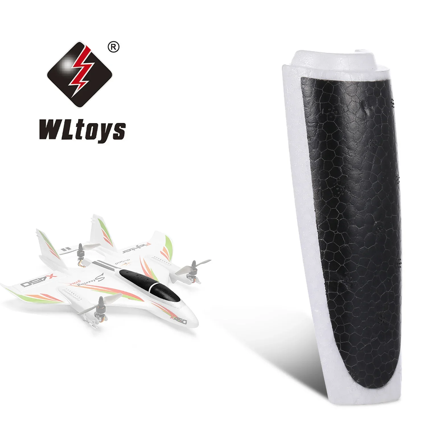 WLtoys XK X450 RC Airplane Spare Parts  Wing Battery Cover Case Motor Engine  Servo ESC LED Blade Prop Screws Base Receiver 3