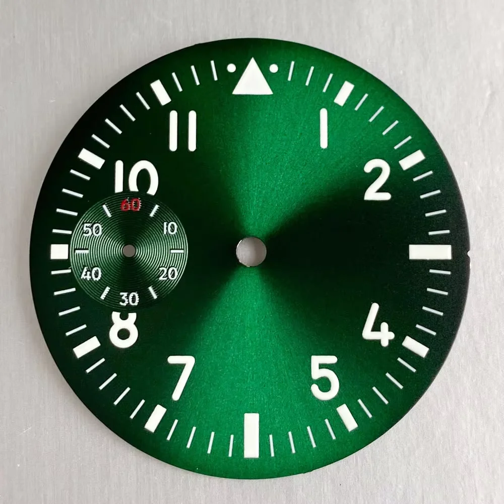 42mm Retro Pilot Watch Case with Sapphire Crystal and Luminous Dial