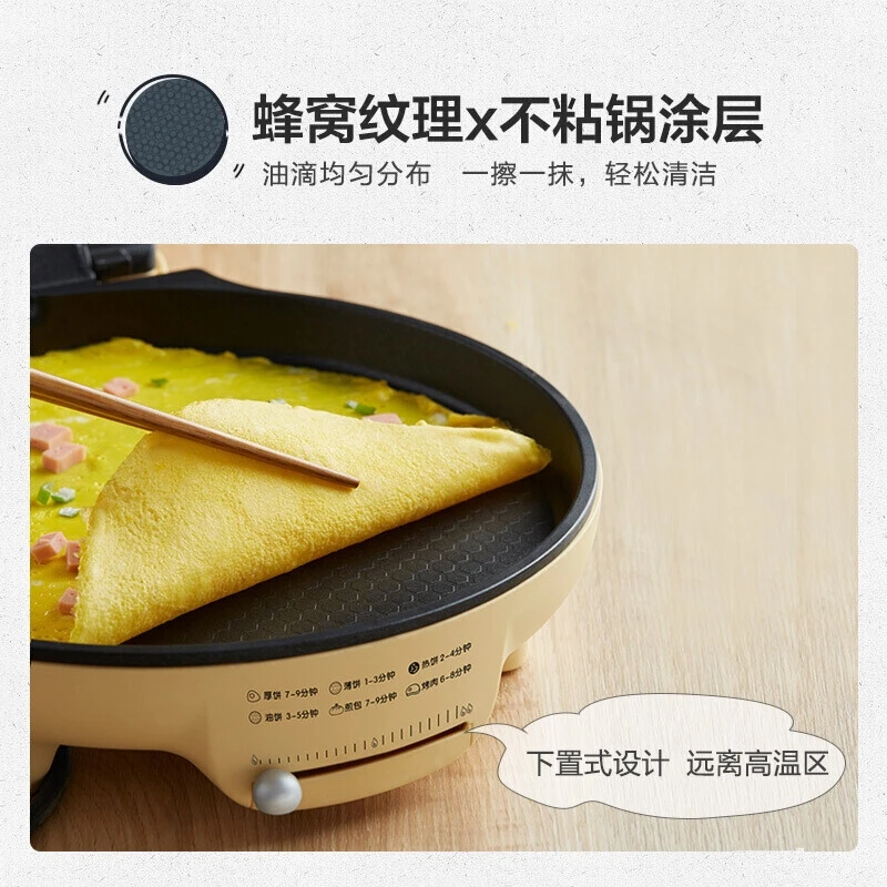 Electric Double Heating Baking Pan Household Pancake Machine Maquina De  Creppes Mini Cocina Electrica - AliExpress