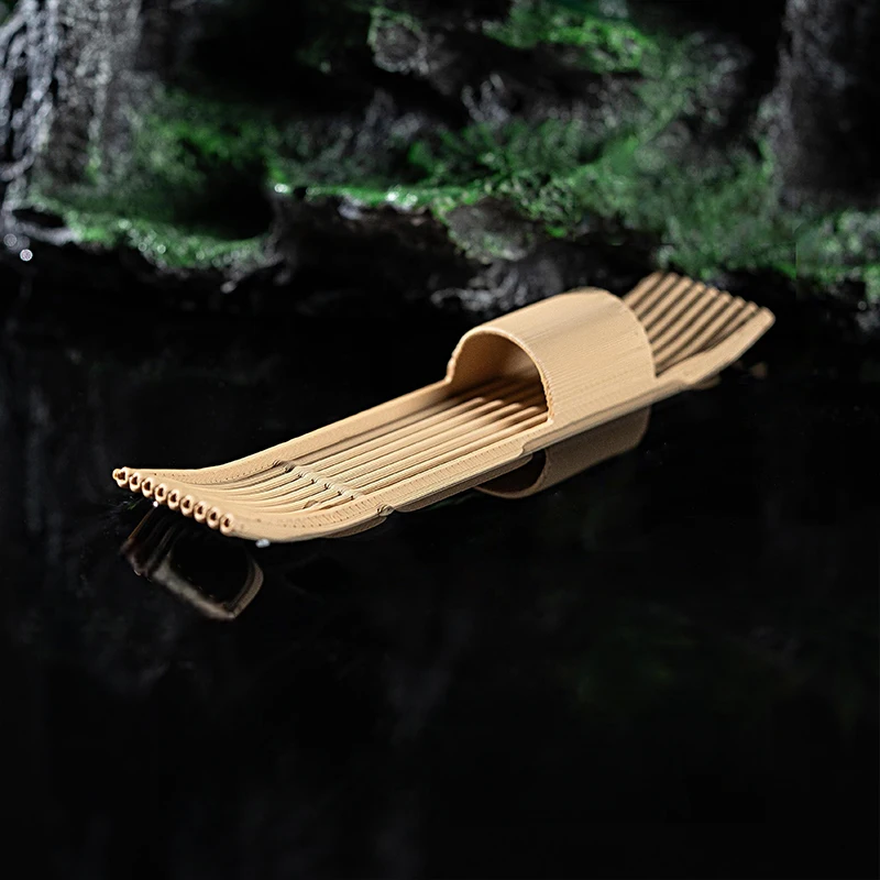 Mini 3D Floating Boat Bamboo Raft Fish Tank Bonsai Art Crafts Micro Landscape Ornaments Creative Aquarium Decor Accessories S757acfcc3aac44eca7d864946925dd9a1