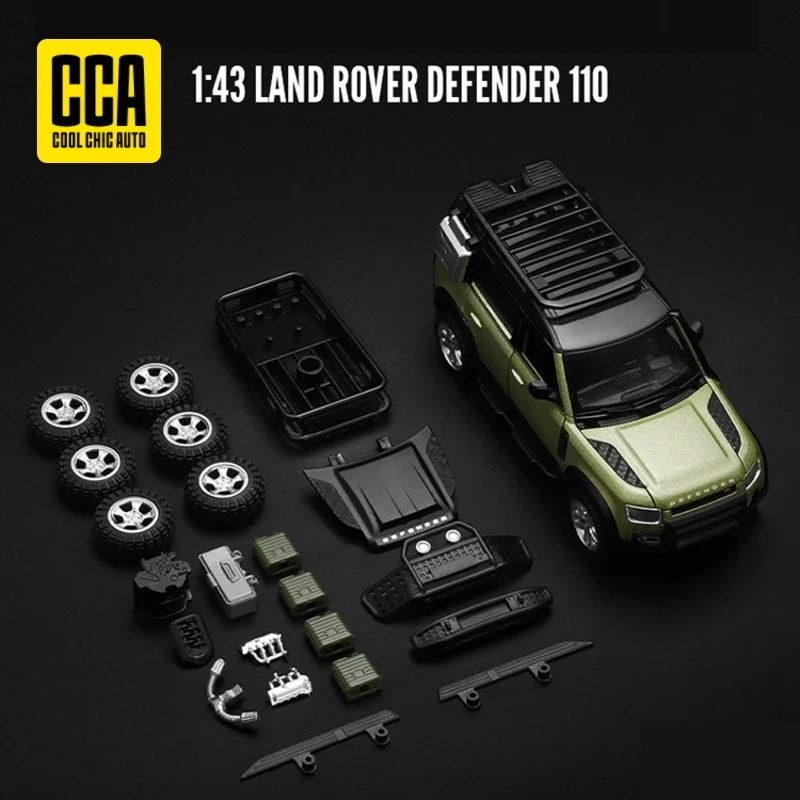 CCA Assembly Model Kit 1/36 Dodge Hellcat 1/43 Ford Mustang Land Rover Suzuki Jimny Toy Car Diecast Alloy Collection Kid Gift 3
