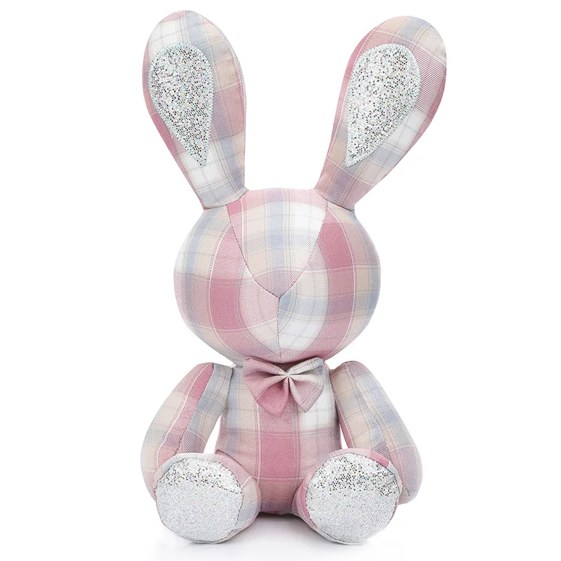 Source Poupée lapin en peluche pour enfants, jouet créatif, extensible,  oreilles longues, aipompons, animaux en peluche, 30 cm on m.alibaba.com