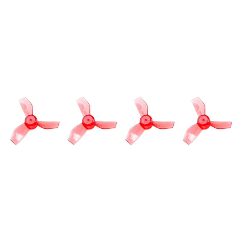 4 Pcs 31MM 3-Blade Propeller Props 1MM Hole For RC FPV Tinywhoop Mobula6 Drones 0703 0804 1103 |