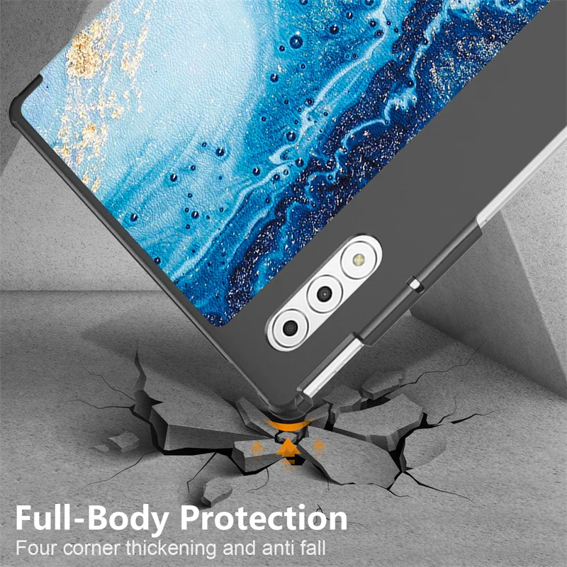Premium Leather Painted Folding Hard Cover Case