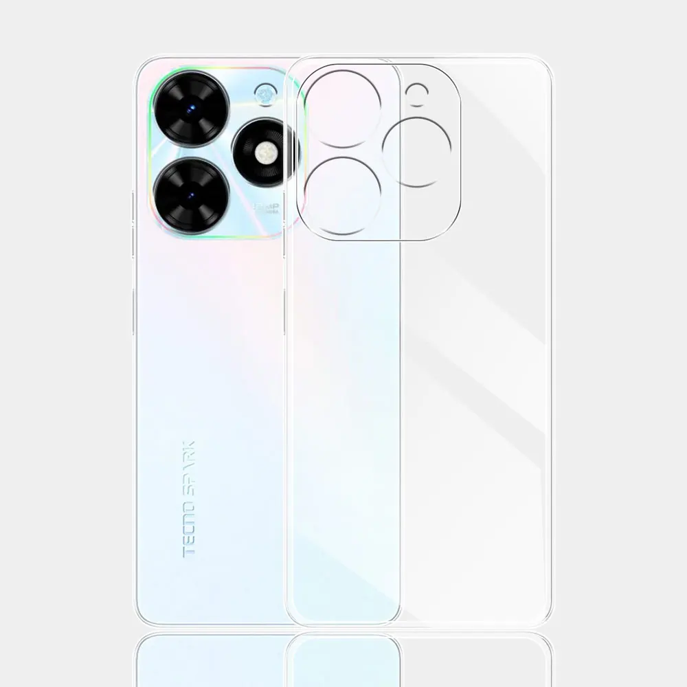 Per Tecno Spark 20 Cover Posteriore Custodia Morbida In Silicone Trasparente Tpu Per Tecno Spark 20C 10C Coque Per Tecno Spark 10 Pro Fundas