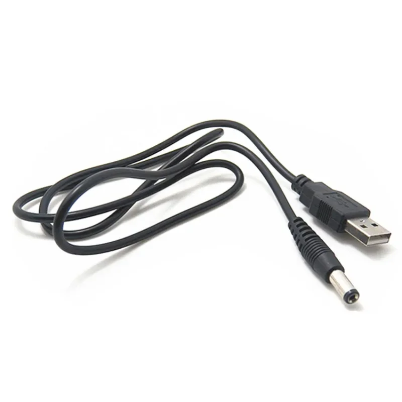 USB to 5.5 mm/2.1 mm 5 Volt DC 2A Barrel Jack Power charge Cable Design DC power plug USB CABLE 80cm usb charging cable power cable usb to dc cable type c to dc cable