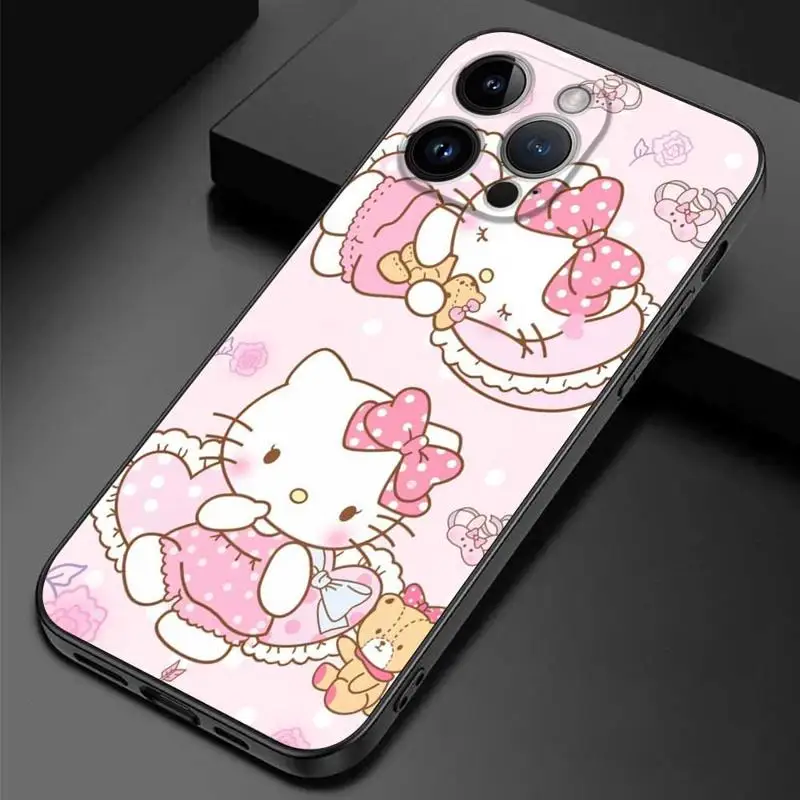 thumbnail image 1 of Funda de teléfono con flores de estilo rosa, carcasa de silicona para iPhone 14, 11, 13, 12 Pro Max, XR, X, XS, 8, 7, 6, 6S Plus, MINI, 1 of 5