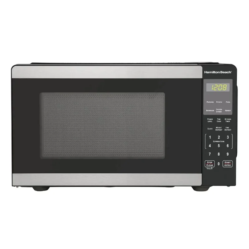 Hamilton Beach 0.9 Cu ft Countertop Microwave Oven 900 Watts Stainless Steel microwave oven