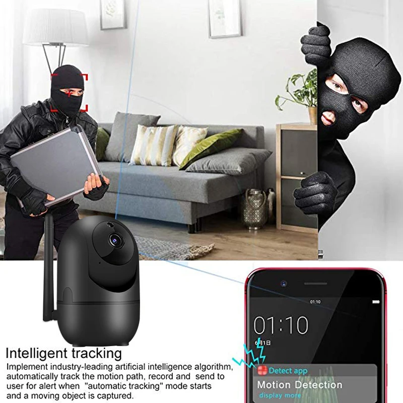 1620P Indoor IP Wifi Camera YCC365 Plus Video Surveillance Wireless Smart Home Auto Tracking Night Vision CCTV Security Camera 5
