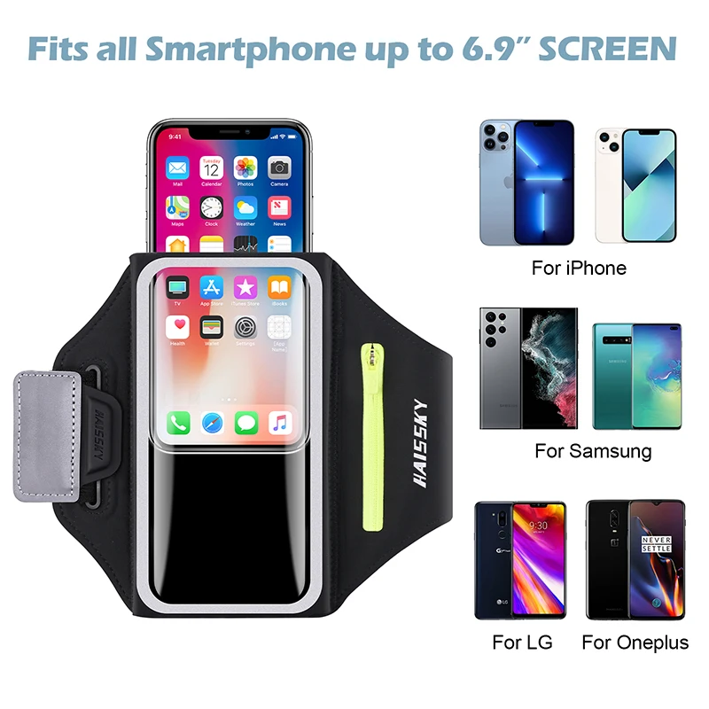 Airpods Iphone 12 Armband Running HAISSKY Zipper Running Sport