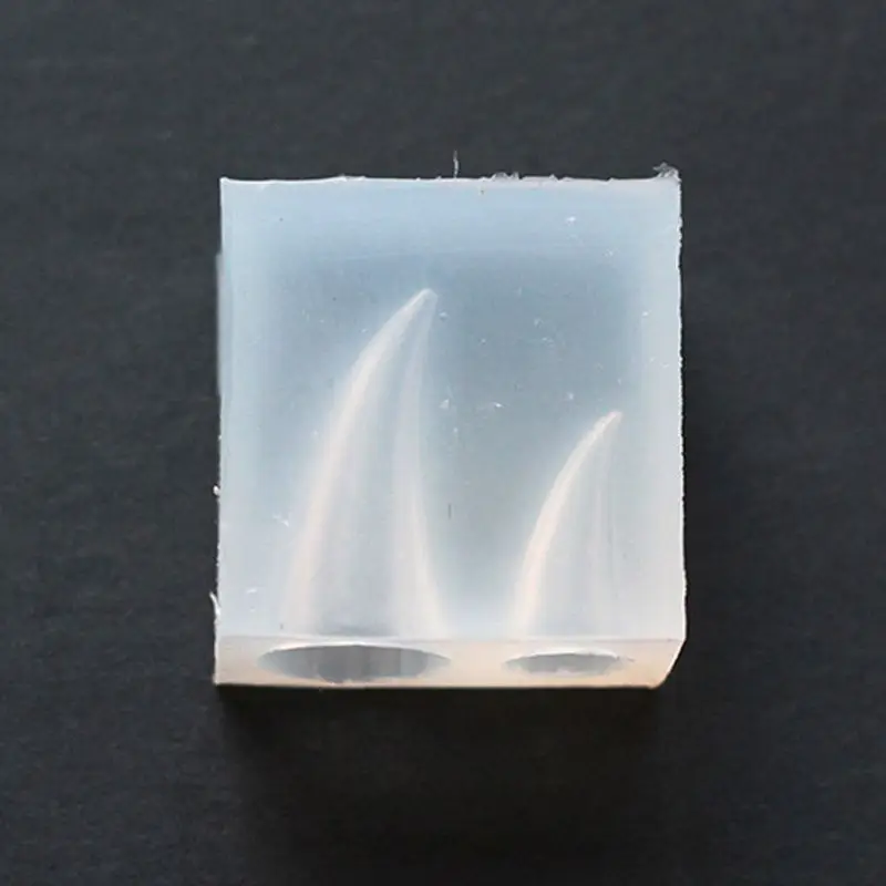 MXME Wings Devil Horns Wand Silicone Molds Earrings Keychain Resin Mould for DIY Craft Pendants Epoxy Casting Mold Jewellery