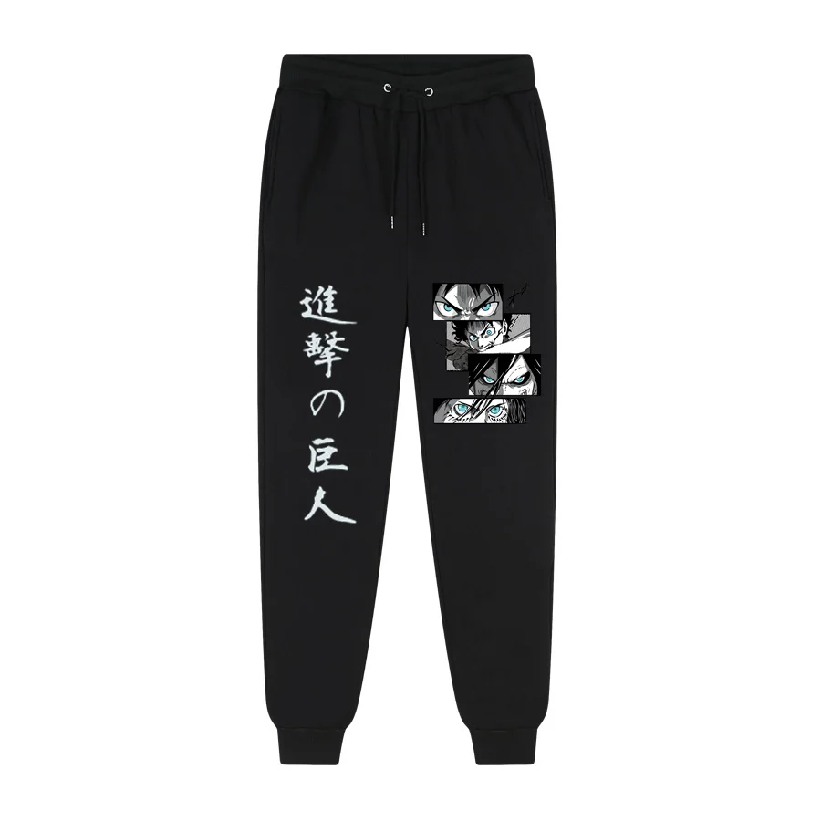 

2022 Anime Attack on Titan Fashion Print PatchworkPants Harajuku Men's Pants Joggers Male Trousers Casual Sweatpants Sweatpants