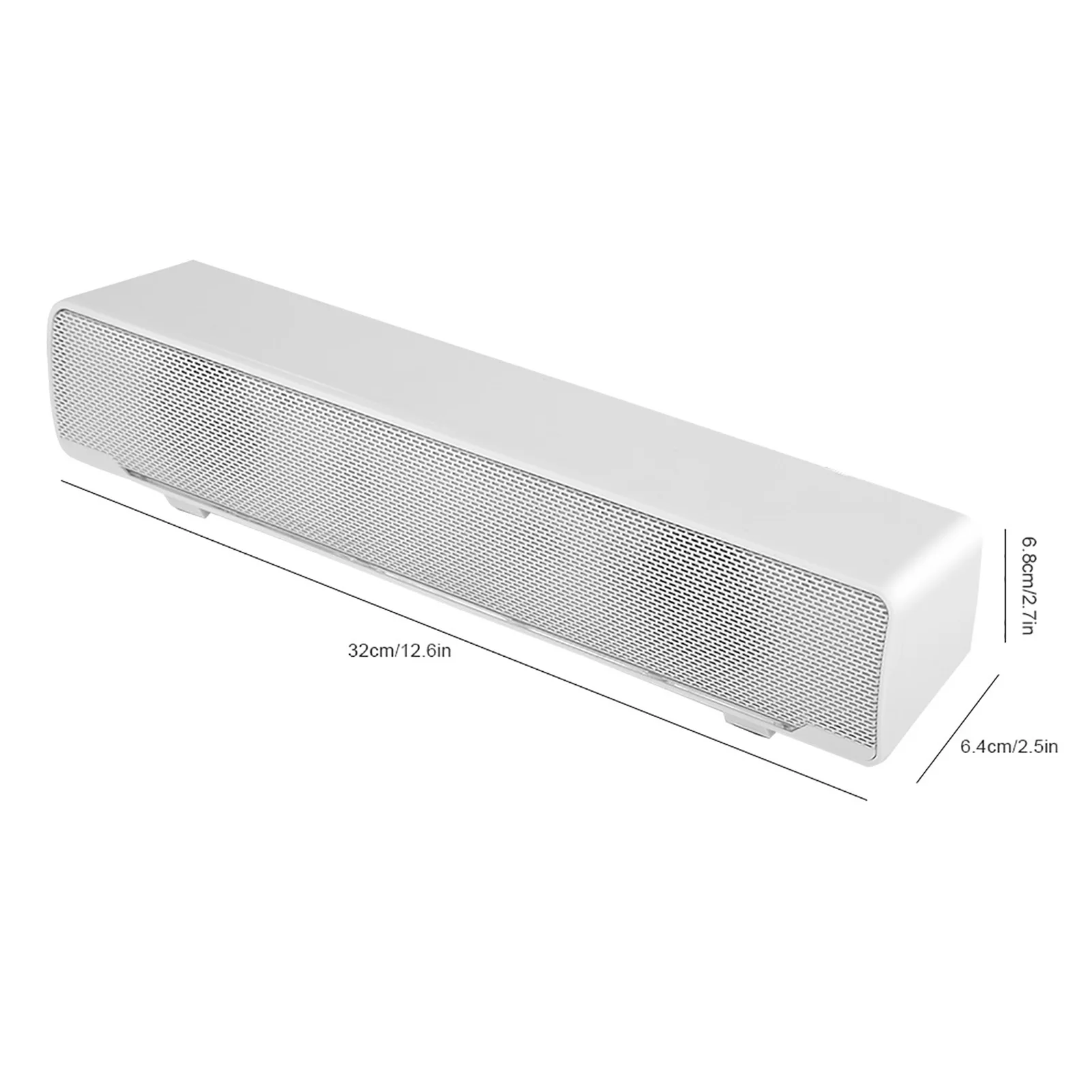 Soundbar stereo cablata usb con bassi e audio surround_voghion.com