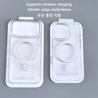 Original For Magsafe Clear Phone Case For iPhone 18 17 16 15 14 13 12 Pro Max Mini Wireless Charging With Touch Camera Button 3