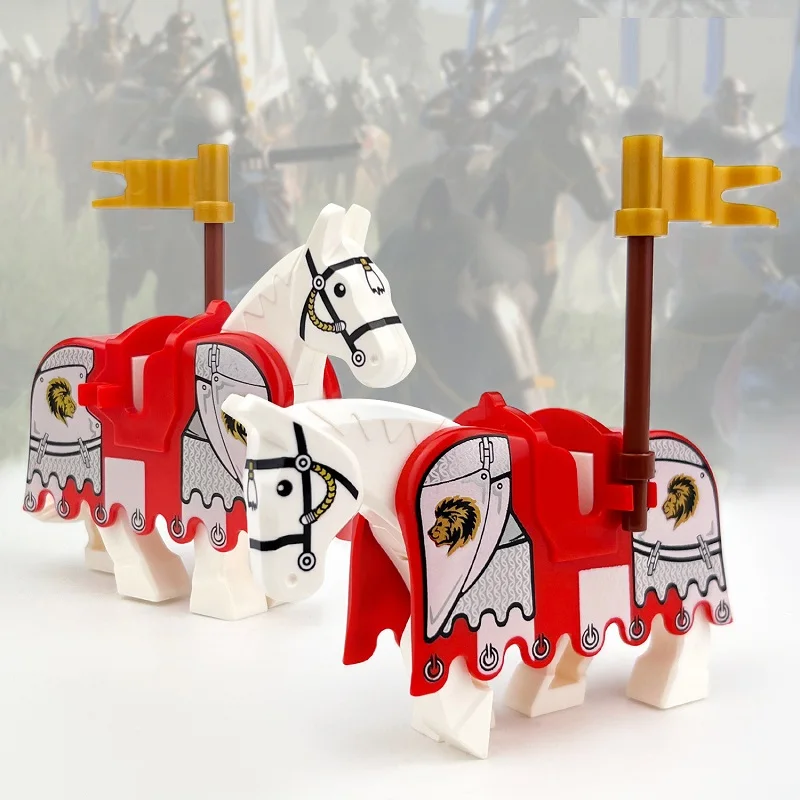 Figurine Lego cheval médiéval