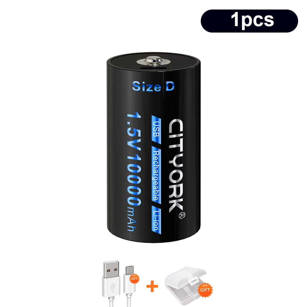 NIMH D Size Rechargeable Battery R20 Battery 10000mAh High