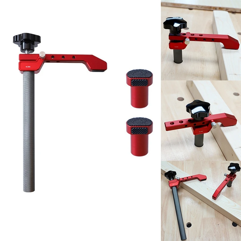 ABZY-Woodworking Positioning Fixture Desktop Positioning Bench Dog Clip Wooden Board Pressing Table Fixed Clip Tools