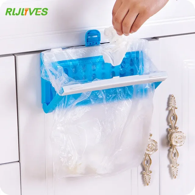 Kitchen Foldable Hanging Garbage Rack 3