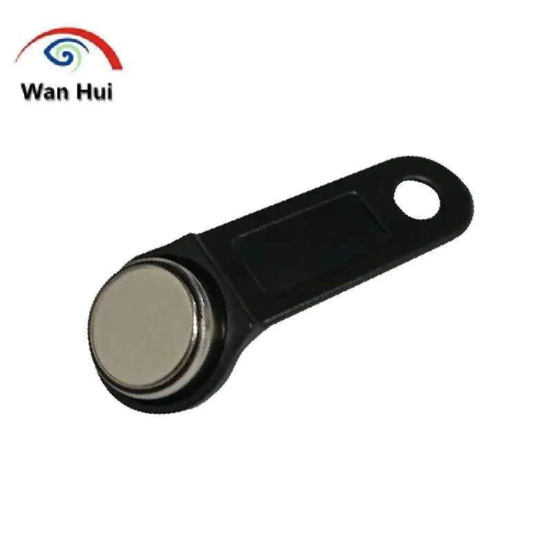 10Pcs iButton DS1990A TM1990A-F5 Touch Memory Card TM iButton Tag IB Tags with Handle for Electronic Lock Access Control Door