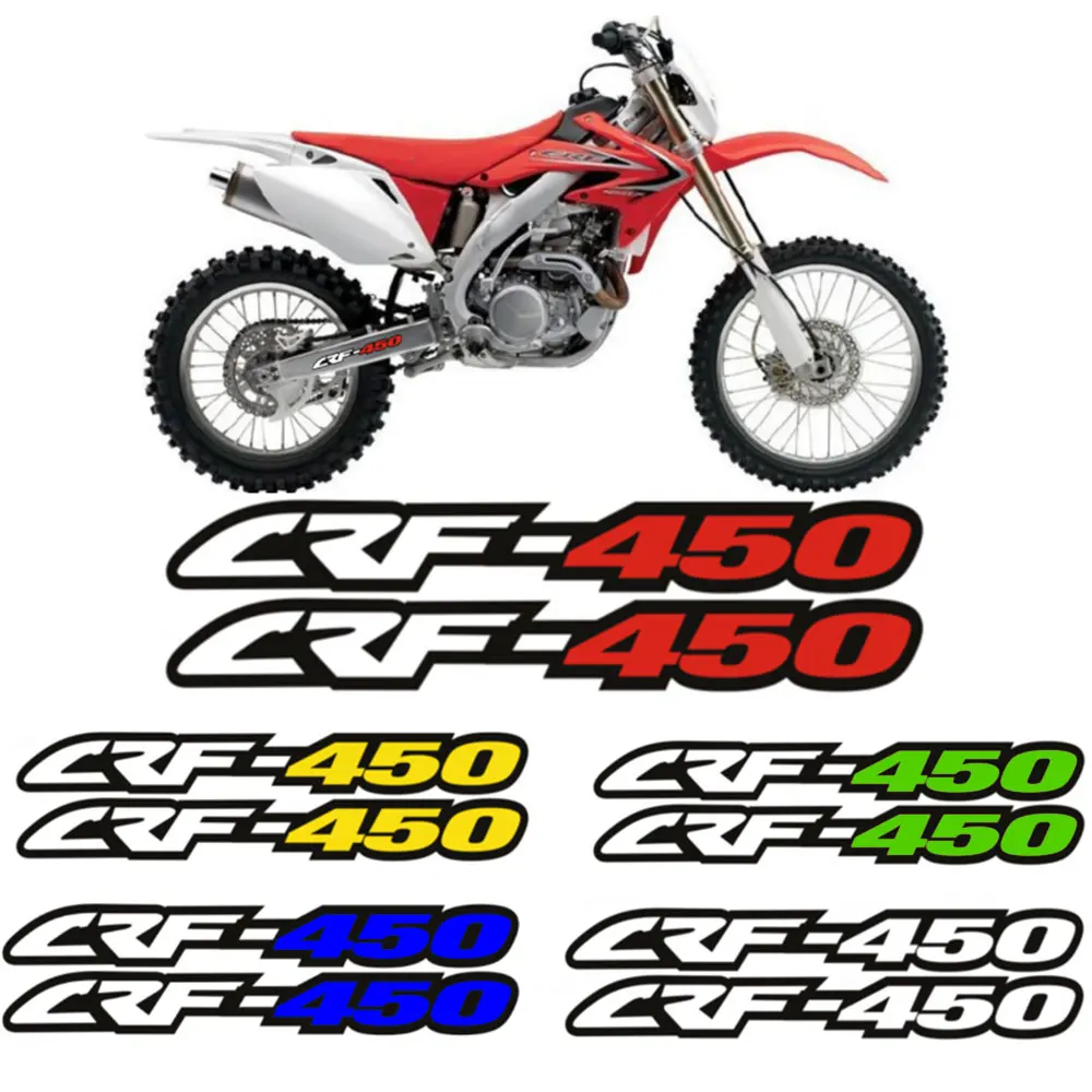 Pair (2) CRF 450 Graphics MX Swingarm Decal Sticker For HONDA CRF 450L