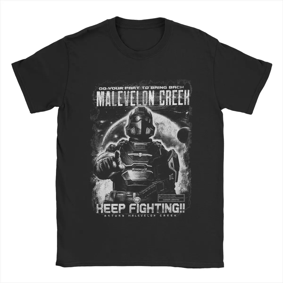 T-Shirt Da Uomo Helldivers 2 Back To Malelon Creek Fantastici T-Shirt In Cotone 100% Magliette A Maniche Corte Girocollo Top Plus Size