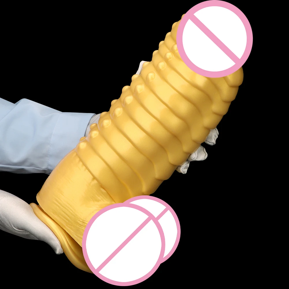 Gros plug anal en silicone pour massage de la prostate et anus_voghion.com