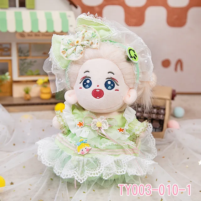 20cm IDol Doll Anime Plush Cotton Dolls with Clothes Kawaii Stuffed Star Figure Doll Toy Plushies Toys Fans Collection Gifts