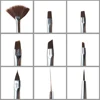 12/15pcs A Set Nail Brush Adhesive Diamond Phototherapy Line 3D Painting Brush Classic Style Fashion DIY Nail Art Tool 6
