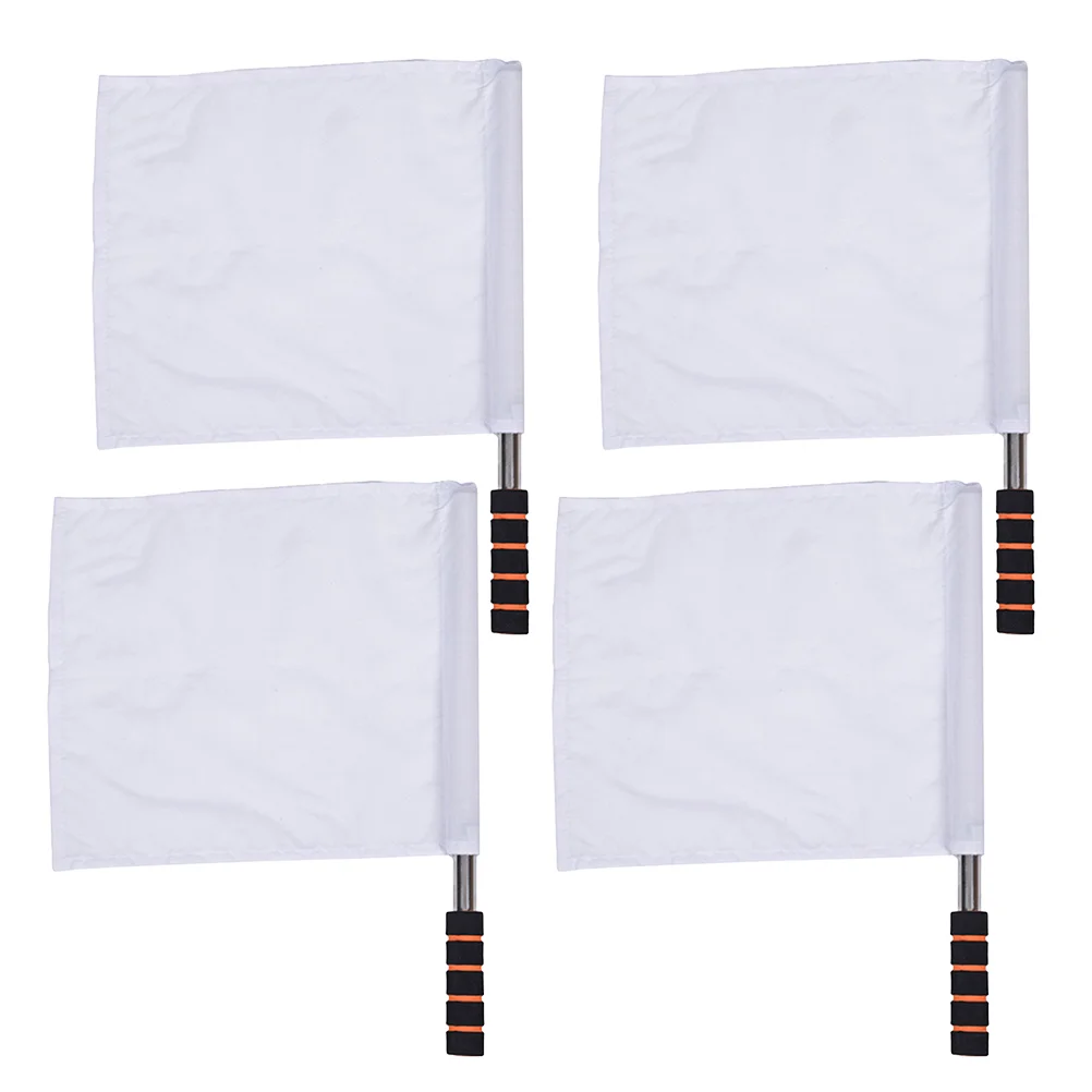 

Track And Field Events Referee Flag Match Stainless Steel Pole Command Flag Hand Signal Flags Hand Signal Flag Waving Flag