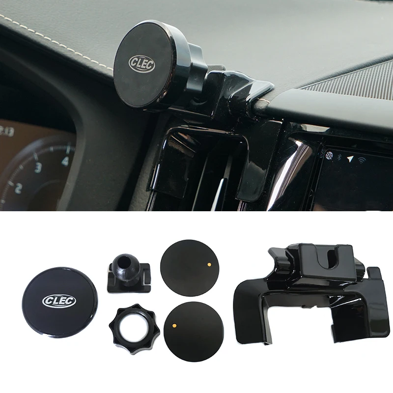 Car magnetic phone holder moible phone clip bracket air vent mount stand cradle for Volvo XC60