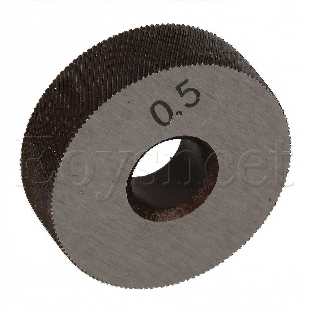 2pcs Metal Knurling Tool Diagonal Wheel Linear Knurl 0.5mm Pitch 8 x 26mm