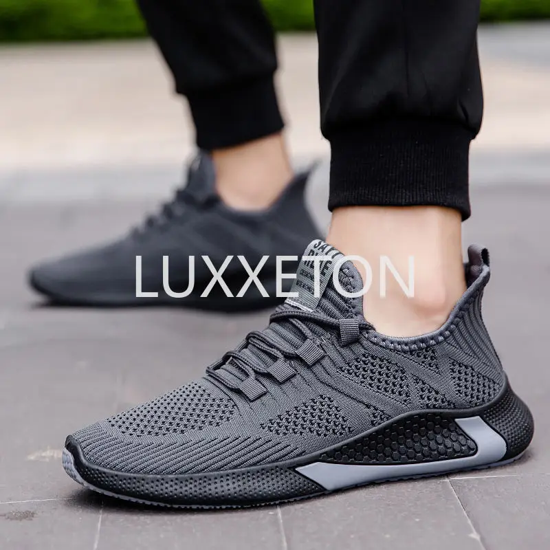 Men Mesh Breathable Vulcanized Shoes Spring and Autumn New Casual Mesh Breathable Running Comfortable and  Men Sports Shoes 5