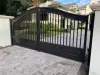 Reasonable Price  Wrought Iron Gate Accessories Iron Main Gate Designs Wrought Iron Gate 3