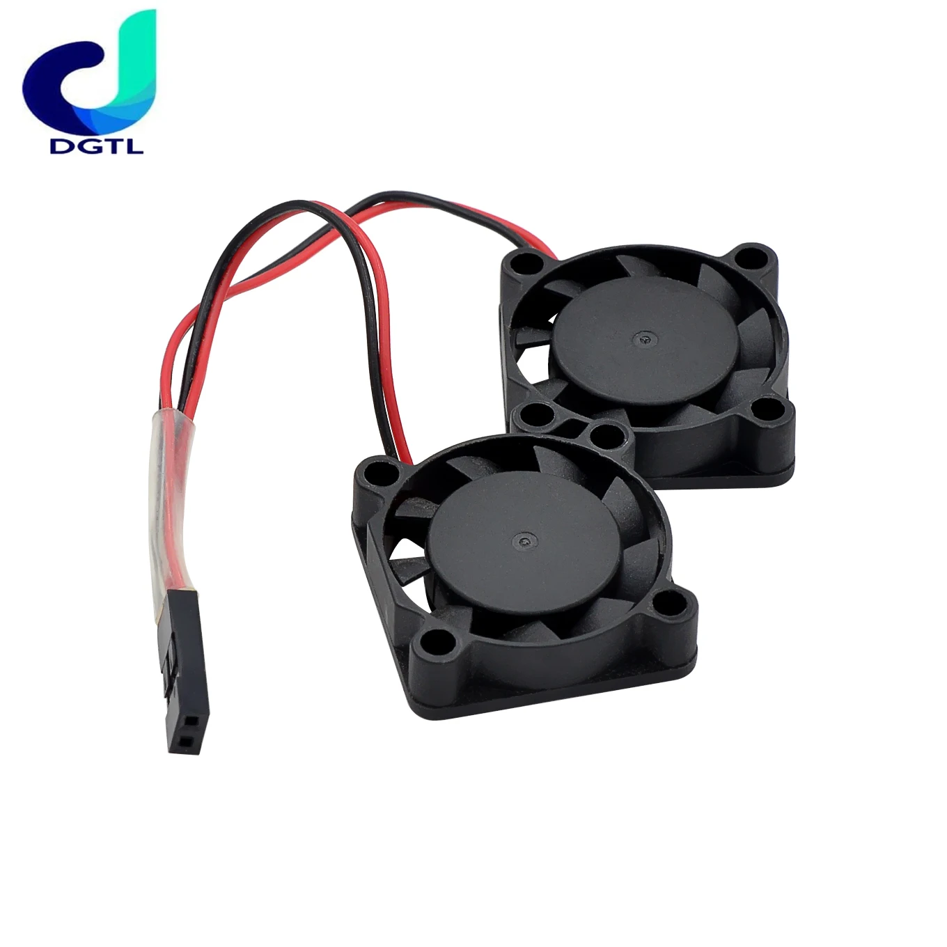 Fan Module Dual for Raspberry Pi 4B 3B+ 3B Aluminum Case Replacement 25x25x7 cm fan module