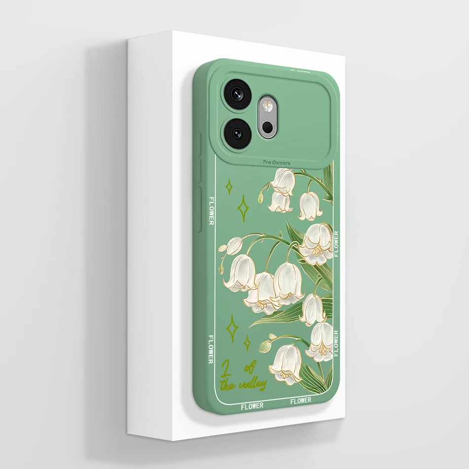 Candy Painted Soft Liquid Silicone Lightweight Phone Case with Lens Protection