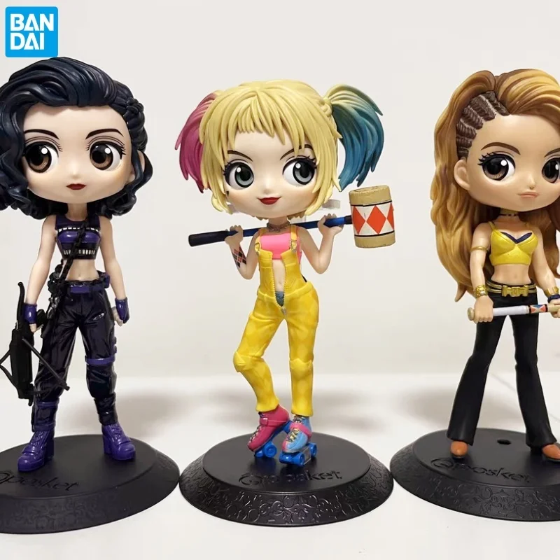 

Новые Оригинальные Bandai Banpresto Qposket Comics Series Harley Quinn периферийная анимация фото Сюрприз подарок