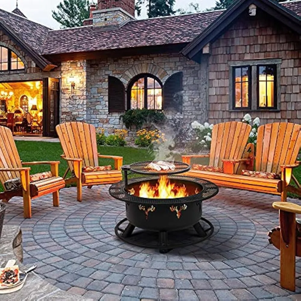 32" Wood Burning Firepit 3