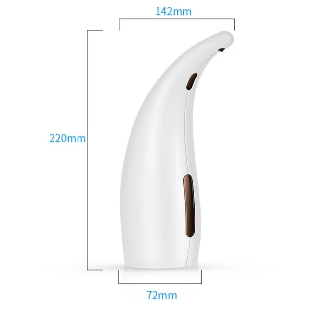 สำหรับห้องน้ำห้องครัว 300 มล. เครื่องจ่ายสบู่อัตโนมัติ IR แบบไม่ต้องสัมผัส เครื่องจ่ายสบู่เหลว โลชั่น เจล แชมพู 2