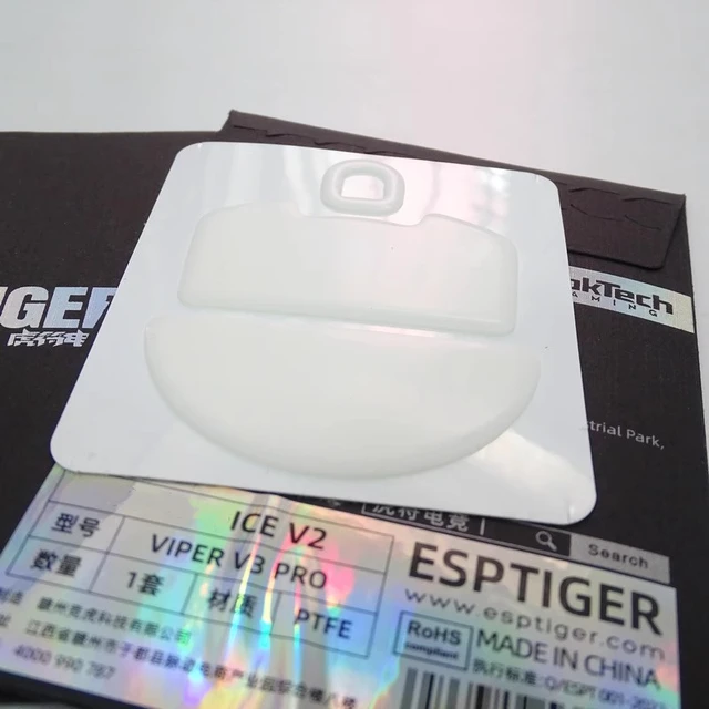 1 Pack Original Esports Tiger ICE V2 Mouse Skates For Razer Viper 