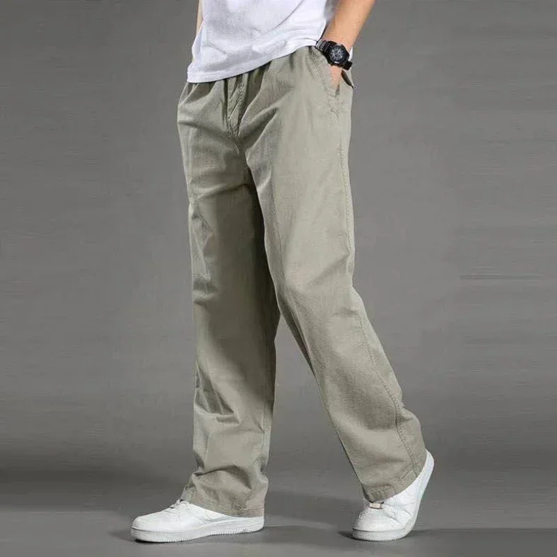 Men's Cargo Pants Straight Male Trousers Wide Fishing Autumn Large Size Harajuku Clothing Casual New In Aesthetic Cheapest Loose