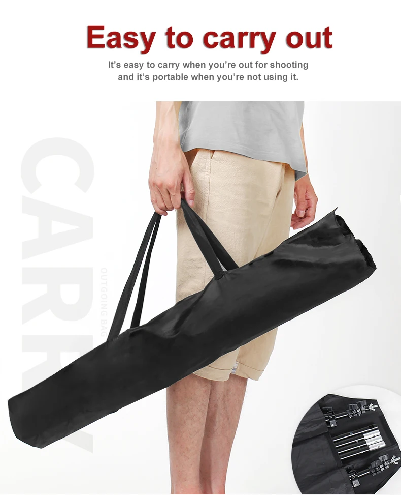 Supporto Per Sfondo Fotografico 3x3m, Regolabile In Altezza E Larghezza, Kit Completo Con Borsa E Pesi, Per Feste, Matrimoni E Banchetti - 5