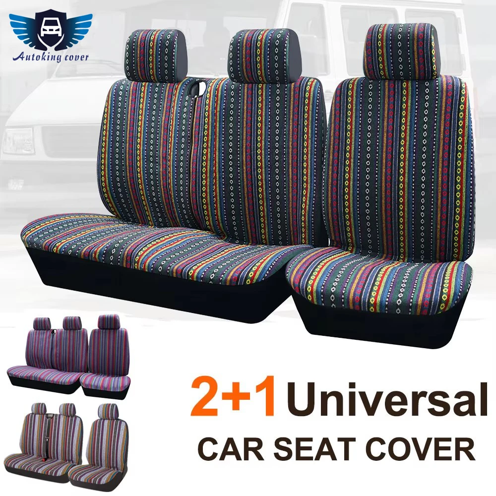 2 + 1 Universal Gestreifte Farbe Auto Sitzbezüge Für Iveco Täglich Für Ford Transit Für Sprinter 02 Für Eine Opel Vivaro 2006