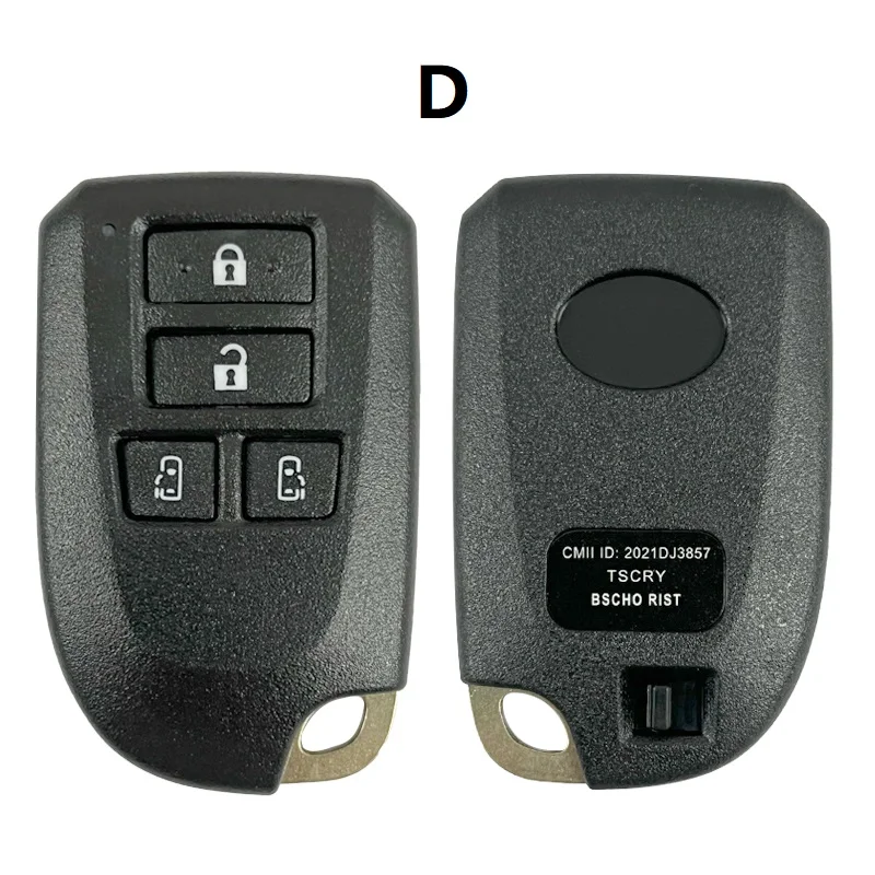 Toyota Hiace Smart Key 3/4 Button 312/314/433MHz 8A Chip BF1ER BS1EW BS2ET Regiusage Yaris L Vios 9