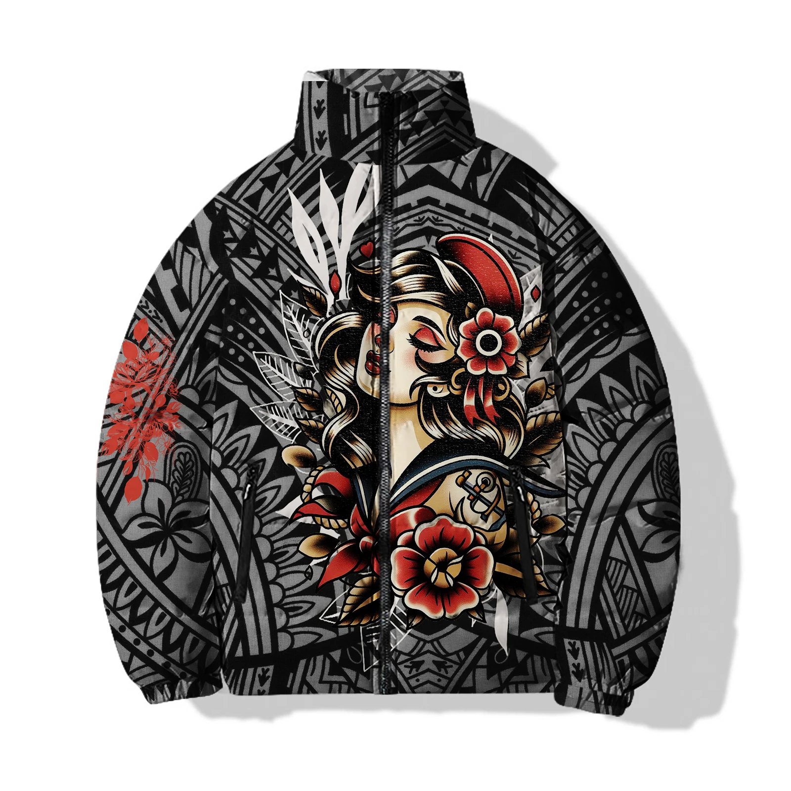 thumbnail image 1 of Abrigo frío de diosa para hombre para invierno Chaquetas para hombre 2024 Impresión 3D Belleza Moda decente Sudaderas de brujas frescas Calidez Duradera, 1 of 5