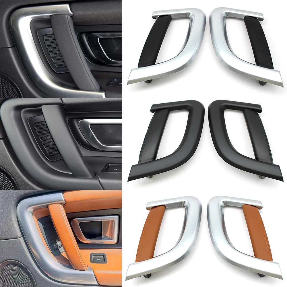 자동차 인테리어 왼쪽 오른쪽 도어 핸들 장식 크롬 트림 커버 스트립 Landro..