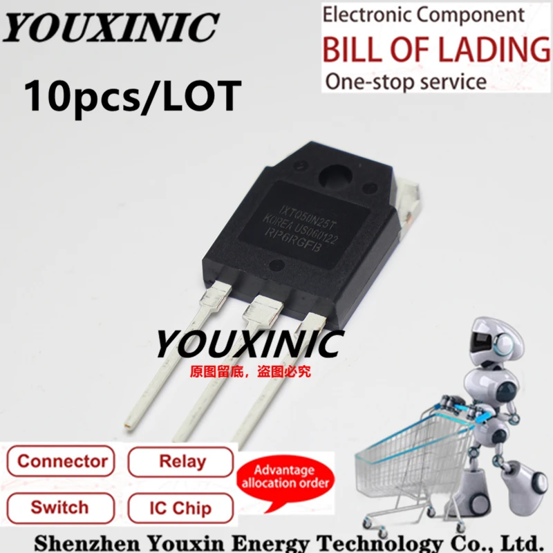 

YOUXINIC 2021+ 100% new imported original IXTQ50N25T IXTQ50N25 TO-3P MOS FET 50A 250V